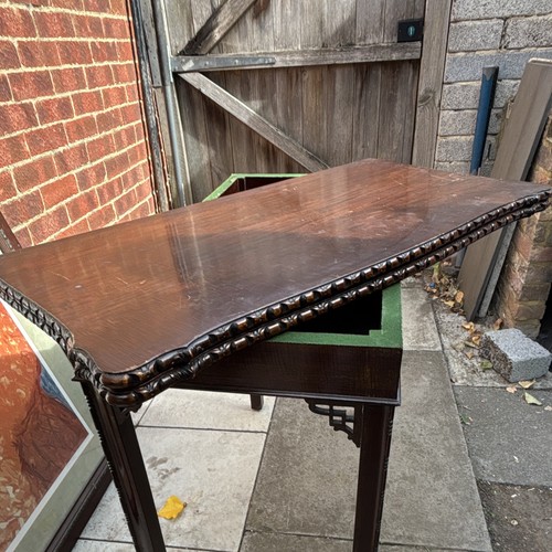 Vintage card player table - card,