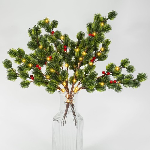 Pcs lighted christmas pine - 2,