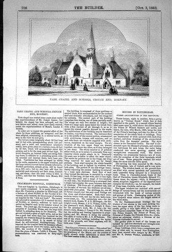 Old park chapel schools - old,