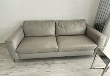 Cousins   Leather 3 Seater + 3 Seater + Large Footstool + Single Seater 