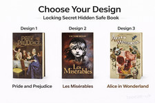 Hidden Book Safe 24cm Locking