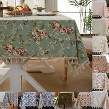 Spring Floral Cotton Linen