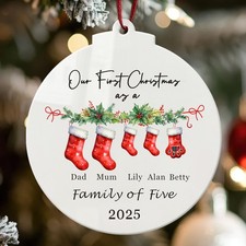 Personalised Acrylic Christmas