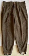 Rare Vtg 1940s 50s Mens US Army Issue Hiking Ski Wool Trousers Slacks