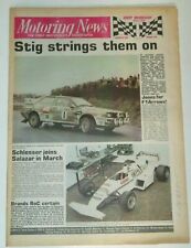 Motoring News Stig Blomqvist Audi Quattro Wins Mintex Rally - 1983