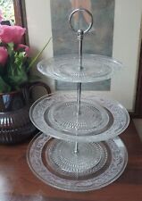 Vintage 2/3 TIERED CAKE PLATE STANDS China Afternoon Tea/Wedding/Baby Shower