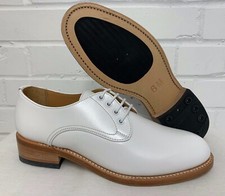 WHITE NAVY SHOES - Sizes 