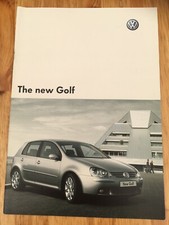 VW Golf Mark 5 brochure
