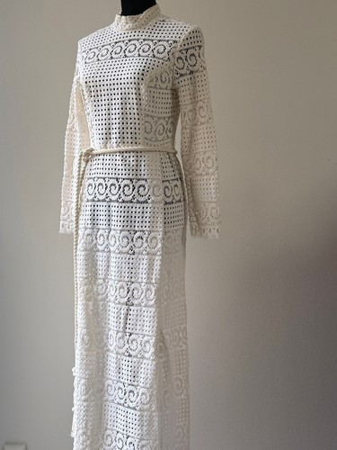 Vintage ivory crochet - vintage, style