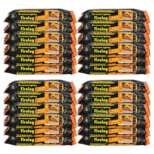 Fire logs flamefast fireplace - logs,