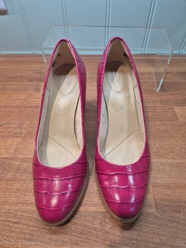 Ladies clarks kaylin cara pink - ladies,