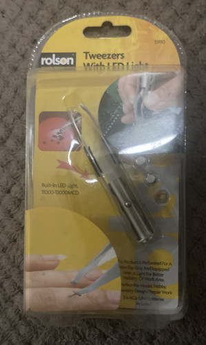 Rolson tweezers with - tweezers, led