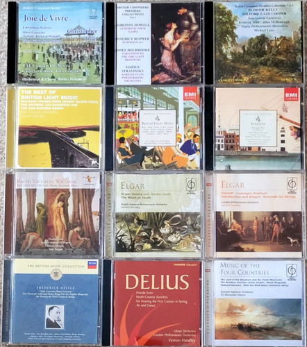 Classical british music cds - british, x