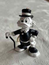 Vintage Keyring - Donald Duck Black And White Bullyland Figure
