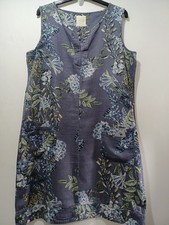 Next Blue Linen Mix Floral