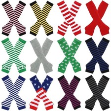 Knitted Long Fingerless Gloves