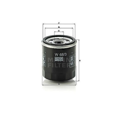 Mann filter oil - w,