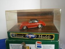 Corgi Classic Porsche 356B Red with black hardtop