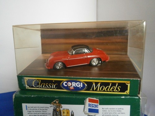 Corgi classic porsche 356b red - classic,