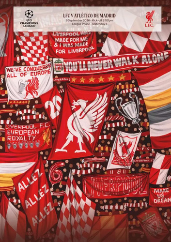 Programme liverpool v - programme,