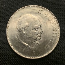 1965 Crown Winston Churchill  Crown Very Rare Uncirculated coin