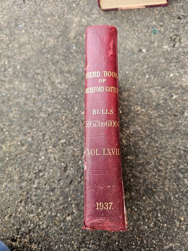 The herd book hereford - book,