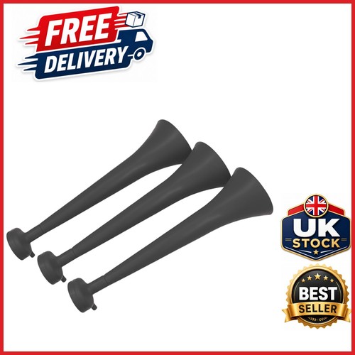 Black vuvuzelas pack - black, 3