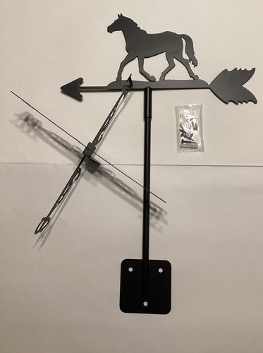 Horse metal weather vane - horse,