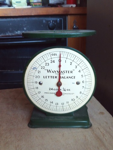 Vintage waymaster letter - letter, scale