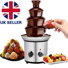 4 Tier Stainless Steel Electric Chocolate Fondue Fountain Machine For Parties