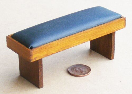 Dolls house wooden bench - dolls, seat