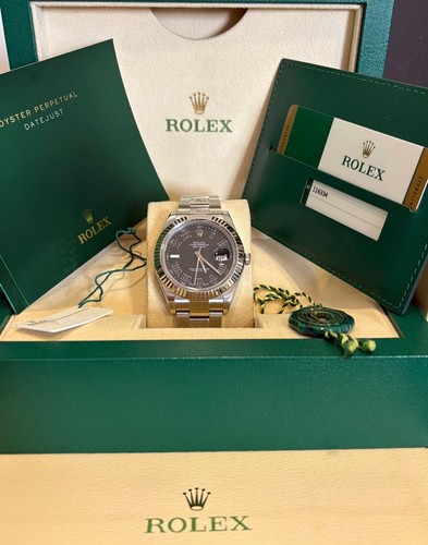 Rolex datejust charcoal - -,