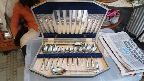 24pc stainless steel - steel, cutlery