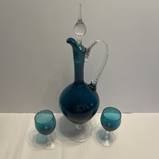 Vintage teal murano empoli - teal,