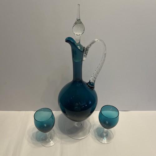 Vintage teal murano empoli - vintage,