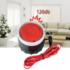 120dB DC 12V Mini Red Wired