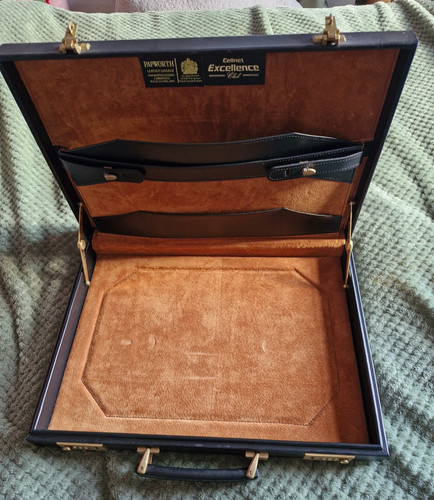 Vintage papworth black leather - black,