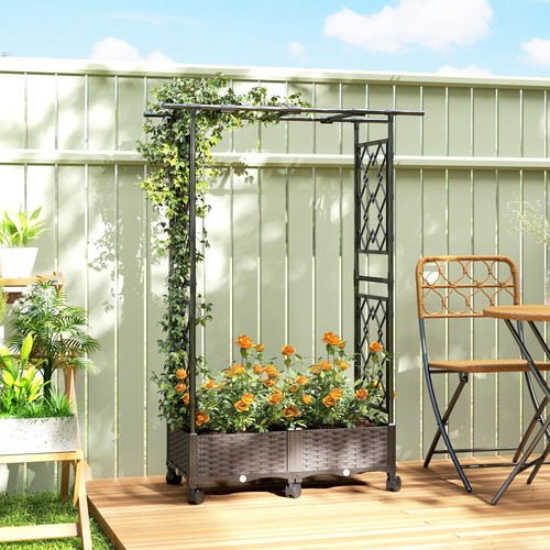 Raised garden bed - raised, with