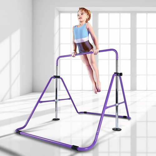Children folding gymnastic bar - gymnastic,