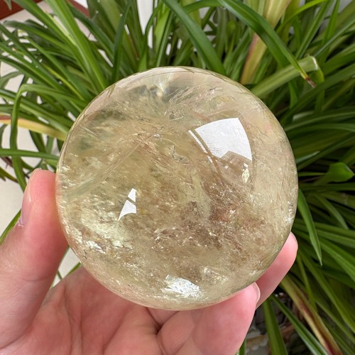 Natural citrine sphere - natural,