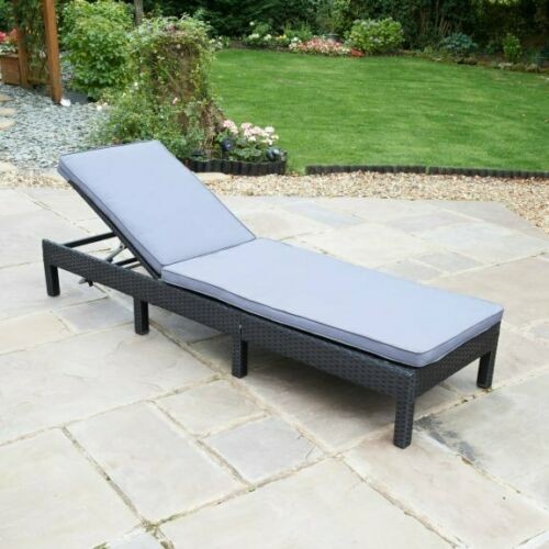 Garden patio rattan sunbed - patio,
