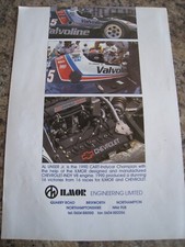 AL UNSER JR 1990 CAR-INDYCAR CHAMPION ILMOR CHEVROLET ENGINE ADVERT A4 FILE 43