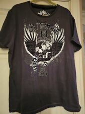 Gorgous Outrage Shirt With diamante And Skulls Size 6 Xl