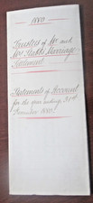 Marriage settlement 1880 - marriage,
