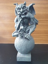 Large Crouching Gargoyle Cheeky Resin Figurine 34cms tall Gothic Medieval