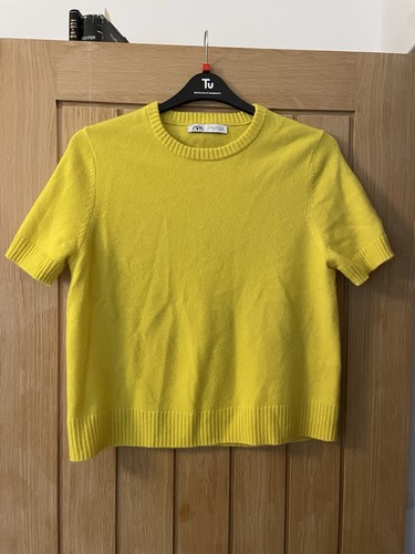 Bright yellow zara wool - zara, jumper