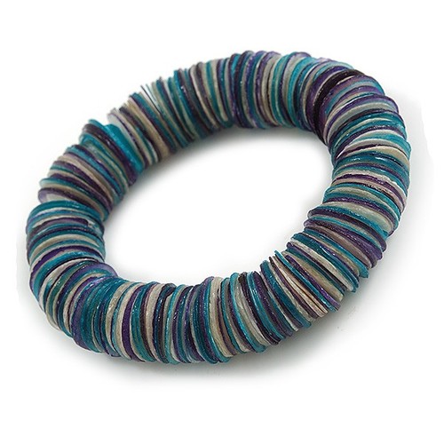 Summery shell flex bracelet - shell, in