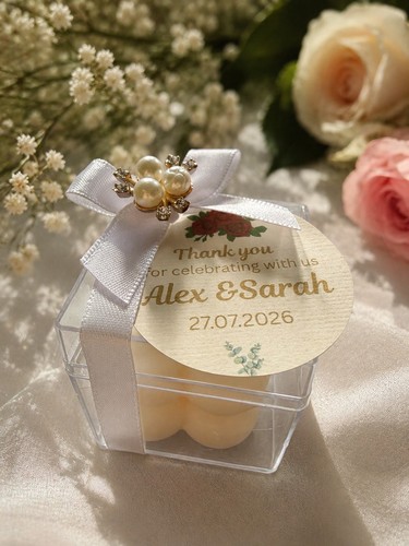 Personalized bubble candle - personalized,