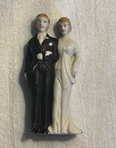 Japanese bride groom bisque - groom,