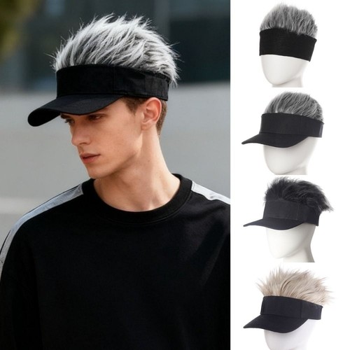 Men headband wig synthetic - men's,